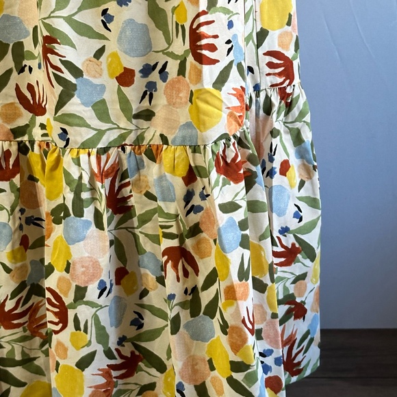 NWT Lush Floral Ruffle Strap Maxi Dress Womens Sz Large Summer Tropical - Picture 3 of 6